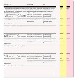PM Company Digital Carbonless Paper 59102, 8-1/2" x 11", White/Canary/Pink, 5010/Carton
