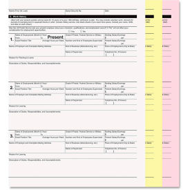 PM Company Digital Carbonless Paper 59105, 8-1/2" x 11", Pink/Canary/White, 2505/Carton