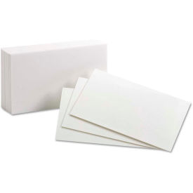 Oxford UnRule Index Cards 30, 3" x 5", White, 100/Pack
