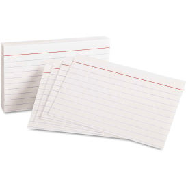 Oxford Rule Index Cards 31, 3" x 5", White, 100/Pack