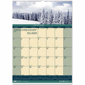 House of Doolittle Recycled Landscapes Monthly Wall Calendar, 12 x 16.5, 2024