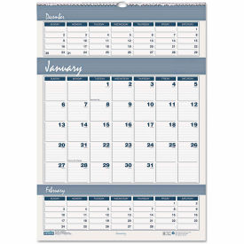 House of Doolittle Recycled Bar Harbor Three-Months-per-Page Wall Calendar, 15.5 x 22, 2023-2025