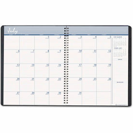 House of Doolittle Academic Ruled Monthly Planner, 14-Month July-August, 11 x 8.5, Black, 2023-2024