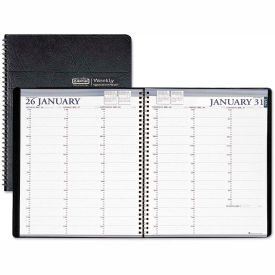 House of Doolittle Recycled Two-Year Professional Weekly Planner, 11 x 8.5, Black, 2024-2025
