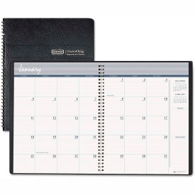 House of Doolittle Recycled Ruled Monthly Planner, 14-Month Dec.-Jan., 11 x 8.5, Black, 2023-2025