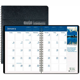 House of Doolittle Recycled Earthscapes Full-Color Monthly Planner, 11 x 8.5, Black, 2023-2025