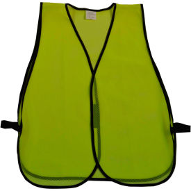 Petra Roc Non-ANSI All Purpose Safety Vest, Polyester Mesh, Lime, One Size