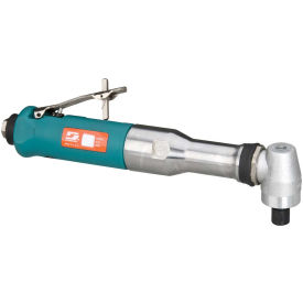 Dynabrade .7HP Extended Right Angle Die Grinder, 18,000 RPM, Geared, Rear Exhaust