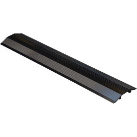 Vestil WR-24-BK Aluminum Hose & Cable Crossover, Black, 24" x 2-7/8" x 7/16"