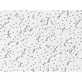 USG Fissured™ Ceiling Panels, Mineral Fiber, White, 24" x 48"