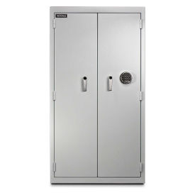 Mesa Safe Pharmacy Narcotic Safe, Double Door w/ Digital Lock, 32"W x 16"D x 60"H, White