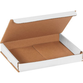 8"x6"x1" White Corrugated Mailer - Pkg Qty 50