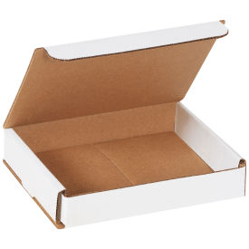 6"x5"x1" White Corrugated Mailer - Pkg Qty 50