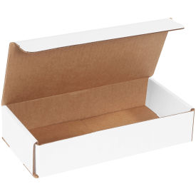 10"x5"x2" White Corrugated Mailer - Pkg Qty 50