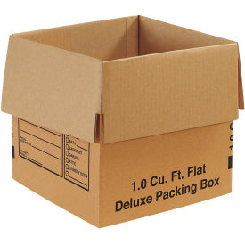 12" x 12" x 12" Deluxe Packing Boxes - Pkg Qty 25