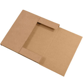11-3/4"x10-1/2"x2-1/2" Kraft Easy-Fold Mailer - Pkg Qty 50