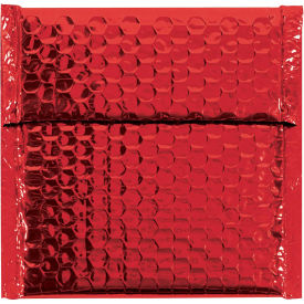 7"x6-3/4" Red Glamour Bubble Mailer, 72 Pack
