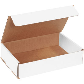 9"x6"x2" White Corrugated Mailer - Pkg Qty 50