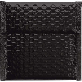 7" x 6-3/4" Black Glamour Bubble Mailer 72 Pack