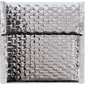 7"x6-3/4" Silver Glamour Bubble Mailer, 72 Pack