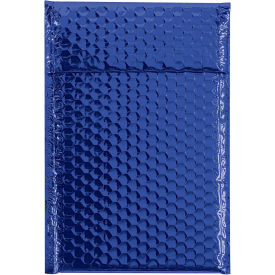 7-1/2" x 11" Blue Glamour Bubble Mailer 72 Pack