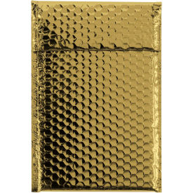 7-1/2"x11" Gold Glamour Bubble Mailer, 72 Pack