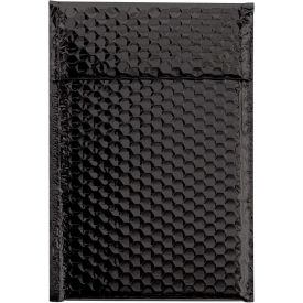 7-1/2" x 11" Black Glamour Bubble Mailer 72 Pack