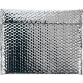 13-3/4"x11" Silver Glamour Bubble Mailer, 48 Pack