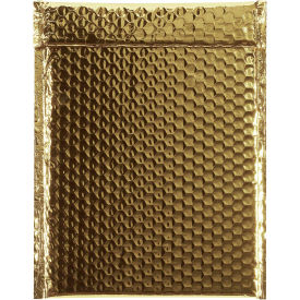 9"x11-1/2" Gold Glamour Bubble Mailer, 100 Pack