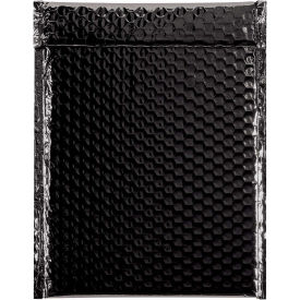 9" x 11-1/2" Black Glamour Bubble Mailer 100 Pack