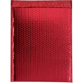 13"x17-1/2" Red Glamour Bubble Mailer, 100 Pack