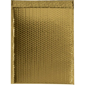 13"x17-1/2" Gold Glamour Bubble Mailer, 100 Pack