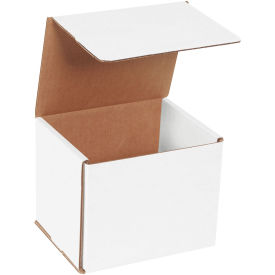 6"x5"x5" White Corrugated Mailer - Pkg Qty 50