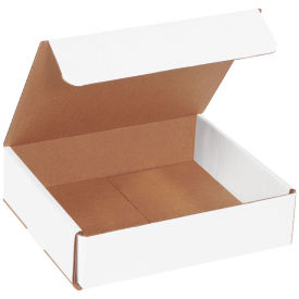 8"x7"x2" White Corrugated Mailer - Pkg Qty 50