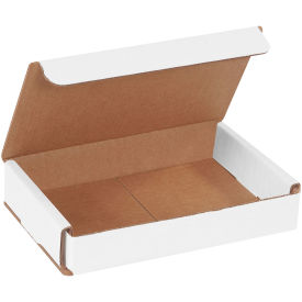 6"x4"x1" White Corrugated Mailer - Pkg Qty 50