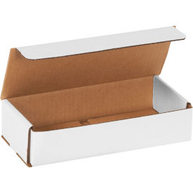 9"x4"x2" White Corrugated Mailer - Pkg Qty 50