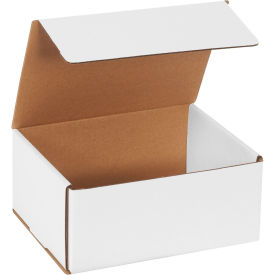 9"x7"x4" White Corrugated Mailer - Pkg Qty 50