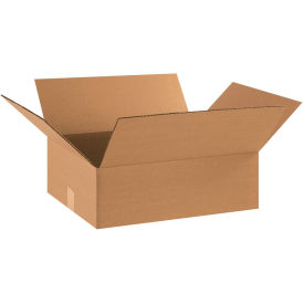 17" x 14" x 5" Flat Cardboard Corrugated Boxes - Pkg Qty 25