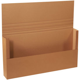 Jumbo Easy-Fold Corrugated Mailers, 48" x 24" x 6", Kraft, 200#/ECT-32, M48246 - Pkg Qty 20