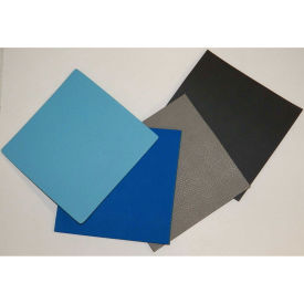 Dissipative Rubber Work Surface Mat Kit, Light Blue. 24x48