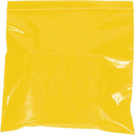 2 Mil Reclosable Bags, 4"x6", Yellow, 1000 Pack