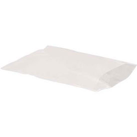 9"x12" Flat Poly Bags, 2 Mil, White, 1,000 Pack