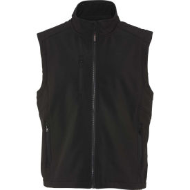 Softshell Vest, Black, 20°F Comfort Rating, 5XL