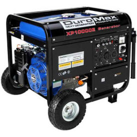 DuroMax Gas Generator W/Electric Start & Wheel Kit, 10,000W, 16.0HP