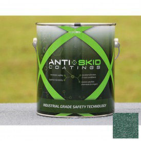 Chemsol 2500-GR-PL Nonslip Coating, Extremely Durable Antislip Paint, Green, 5 Gal.