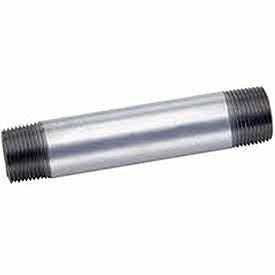 1/2" x 2-1/2" Pipe Nipple, Galvanized Steel, 150 PSI, LeadFree