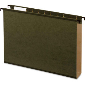 Pendaflex SureHook Poly Laminate Hanging Folders, Letter, Green, 2" Expansion, 20/Box