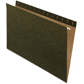 Pendaflex Essentials Hanging File Folders, Untabbed, Legal, Standard Green, 25/Box