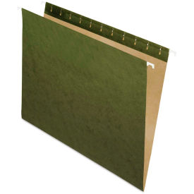 Pendaflex Essentials Hanging File Folders, Untabbed, Letter, Standard Green, 25/Box