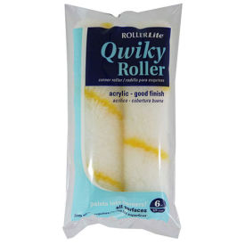 RollerLite 6" x 1/2" Acrylic Mini Roller Cover, 2/Pack 6/Case